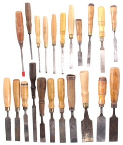 Assorted Makers: Lot Of Assorted "Tang" Type Chisels