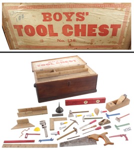 Unmarked, No. 135: "The Boys Tool Chest"