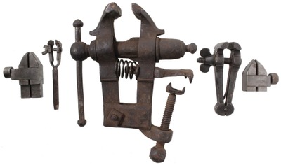 Assorted Makers: Lot Of Five Spec. Purp. Vise