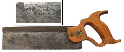Henry Disston & Sons, Philadelphia, Pennsylvania: Extra Clean 10" Blade Tenon Saw