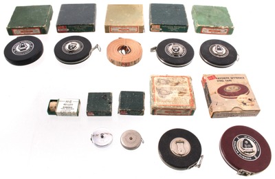 Keuffel & Esser Company, New York, New York: Lot Of Original Box Tape Measures