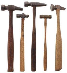 Assorted Makers: Five Clean Metal Working Hammers