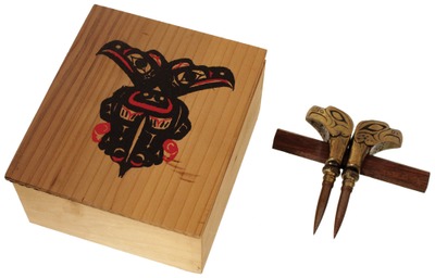 Pacific Northwest Tool Collectors Association: Pair Of Commemorativ Figural Trammels