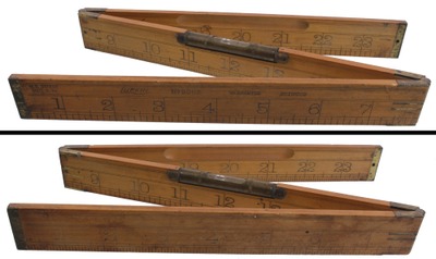 Lufkin Rule Company, Saginaw, Michigan, No. 2062: Two-Foot/Three-Fold Folding Rule