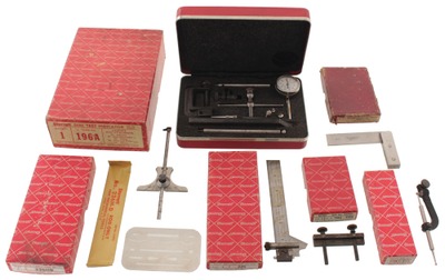 L.S. Starrett Company, Athol, Massachusetts: Six Original Box Machinists' Tools