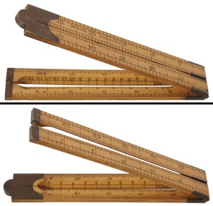 Stanley Rule & Level, No. 53 1/2: Extra Clean Early Architect's Folding Rule