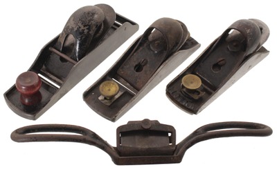 Union Manufacturing Company, New Britain, Connecticut: Four Clean & Usable Woodworking Planes