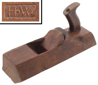 Weigner, Henry/Philadelphia, Pa: Early Beech Body Beveling Plane
