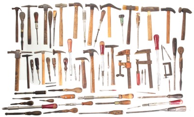 Assorted Makers: Lot Of Assorted HammersScrewdrivers