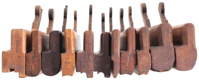 Assorted Makers: Lot Of 18th C. Engli Molding Plane