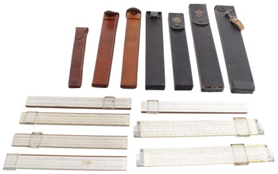 Keuffel & Esser Company, New York, New York: Lot Of Clean & Complete Slide Rules