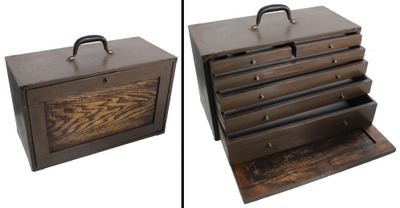 Unmarked: Early 20th C. Mach. Tool Chest