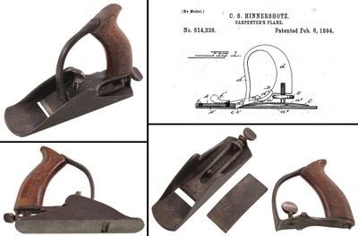 Charles S. Hinnershotz, Reading, Pennsylvania: Hinnershotz' Patent Smooth Plane