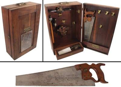 Stanley Rule & Level, No. 852: Rare Solid Walnut Tool Chest