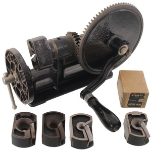 Stanley Rule & Level, No. 77: Hand Crank Dowel Machine