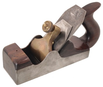 Unmarked: Handled Rosewood Infill Smooth Plane