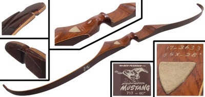 Ben Pearson Co./Pine Bluff, Ar No. 717, No. 717: Extra Clean 60" Mustang Recurve Bow