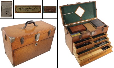 Lufkin Rule Company, Saginaw, Michigan: Oak Machinist's Tool Box