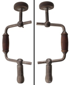 Delay F. Sutton, Philadelphia, Pennsylvania: Rare Adjustable Sweep Bit Brace