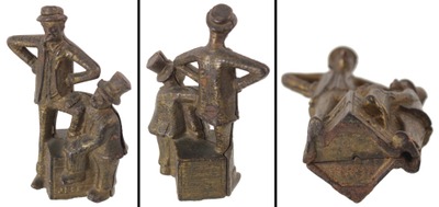 A.C. Williams Company, Ravenna, Ohio: "Mutt & Jeff" Cast Iron Still Bank