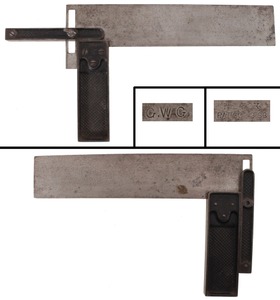 Philo L. Fox, Bridgeport, Connecticut: Patent Try Square & Bevel