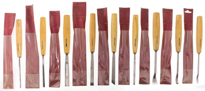 Pfeil Swiss Made, Langenthal, Switzerland: Set Of 10 Extra Clean Carving Tools