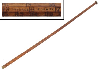 J. Pearce, Albany, New York: Octagon Log Cane