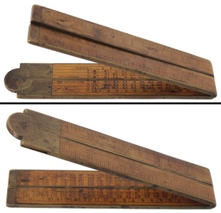 A. Stanley & Company, New Britain, Connecticut, No. 82: Rare Early Maker Board Meas. Rule