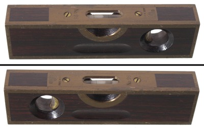 Stanley Rule & Level, No. 98: Brass-Bound Rosewood Level