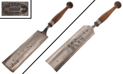 D.R. Barton & Company, Rochester, New York: Rare 3" Crank Neck In Cannel Gouge