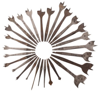 Assorted Makers: Wkg. Set Of Ctr. Spur Auger Bits
