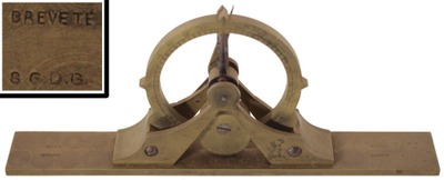 Unmarked: Fancy French Made Inclinometer Level