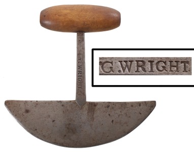 Wright, George/West Earl Township: Early Hand Forged Kitchen Chopper