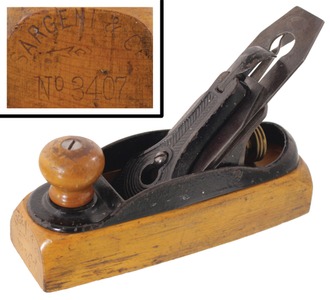 Sargent & Company, New Haven, Connecticut, No. 3407: Smallest Size Transitional Plane