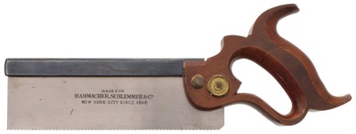 Henry Disston & Sons, Philadelphia, Pennsylvania: Unused 8" Dovetail Saw