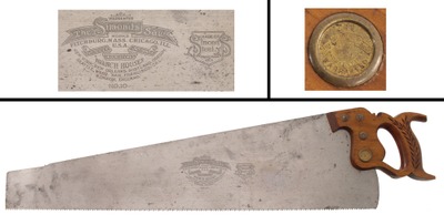 Simonds Saw Manufacturing Company, Fitchburg, Massachusetts, No. 10: Extra Clean 26" Blade Hand Saw