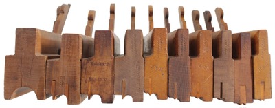 M. Crannell, Albany, New York: Wkg. Set Of 10 Clean Molding Planes