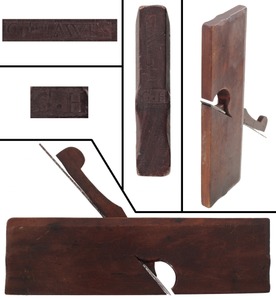 George Hawes, Wrentham, Massachusetts: Early Yellow Birch Rabbet Molding Plane