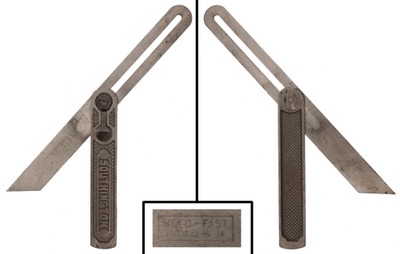 Southington Hardware Company, Southington, Connecticut: Rare 10" Cast Iron Bevel