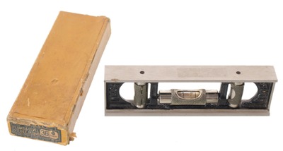 Stanley Rule & Level, No. 36: Unused Six-Inch Leng Cast Iron Level