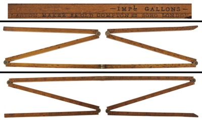 Aston, Isaac/25 Old Compton, Soho: Early Six Fold B'wood Wantage Rod