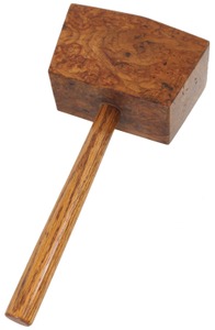 Unmarked: Extra Clean Burl Oak Jnrs. Mallet