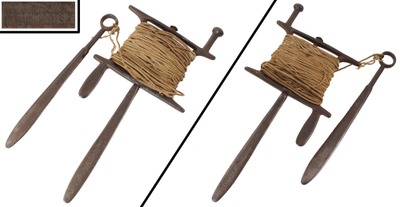 William Johnson, Newark, New Jersey: Early Cast Iron Garden Lining Tool