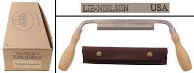 Lie-Nielsen Tool Works, Warren, Maine, No. 1-DRAW-S: Unused Straight Blade Drawknife