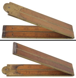 L. Ward, Newark, New Jersey: Two Foot, Four-Fold Folding Rule
