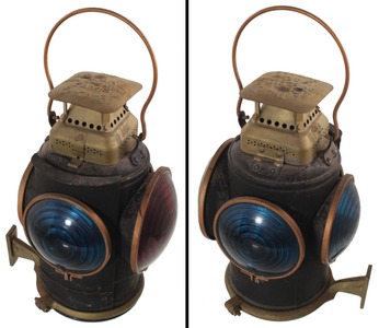 Adlake, Chicago, Illinois: Adlake Non-Sweating" Railroad Lantern