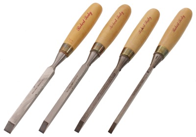 Robert Sorby & Sons, Sheffield, England: Set Of 4 "Pigsticker Mortise Chisels