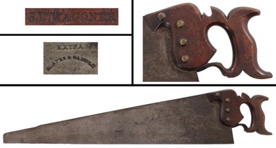 Slater & Gamble, Philadelphia, Pennsylvania: Early Philada. Maker Saw