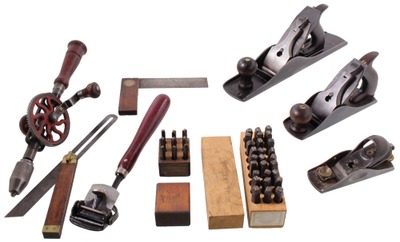Assorted Makers: Lot Of Sound & Usabl Woodworking Tools