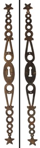 Unmarked: 19th Century Cast Bronze Escutcheon